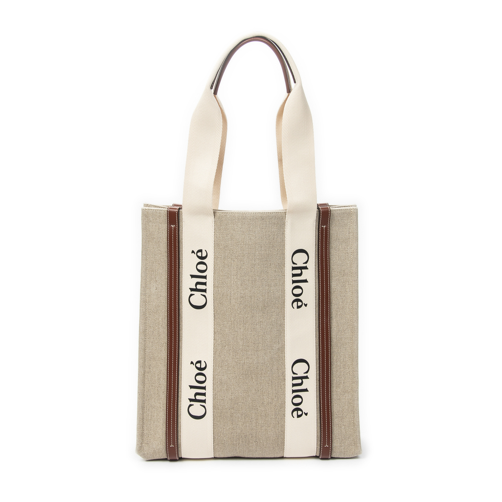 Chloé Large Woody Vertical Tote